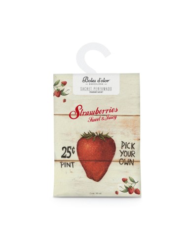 Sachet Strawberries, Sweet & Juicy