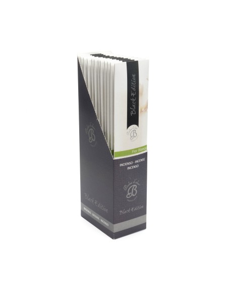 Incienso Black Edition 20 Sticks Flor Blanca