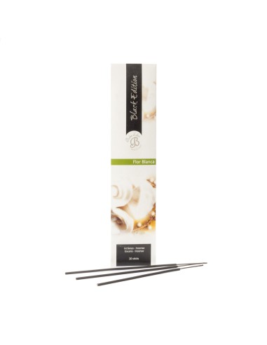 Incienso Black Edition 20 Sticks Flor Blanca