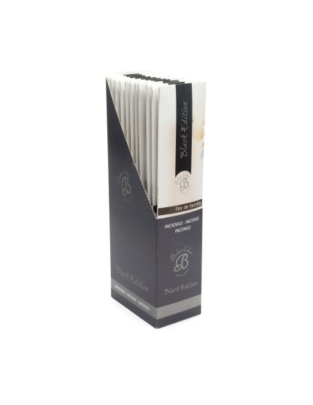 Incienso Black Edition 20 Sticks Flor de Vainilla