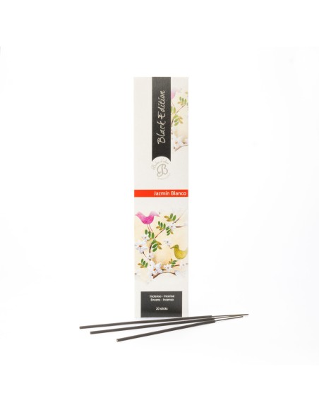 Incienso Black Edition 20 Sticks Jazmin Blanco