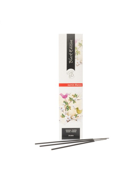 Incienso Black Edition 20 Sticks Jazmin Blanco