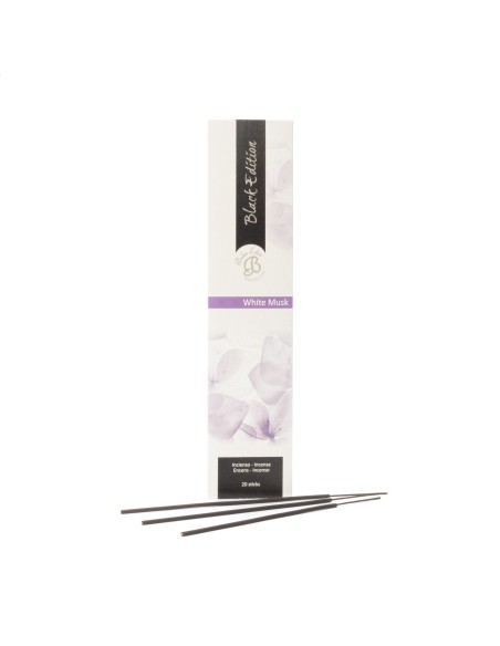Incienso Black Edition 20 Sticks White Musk