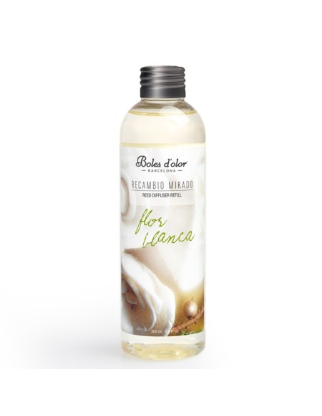 Recambio Mikado Flor Blanca + Rattan