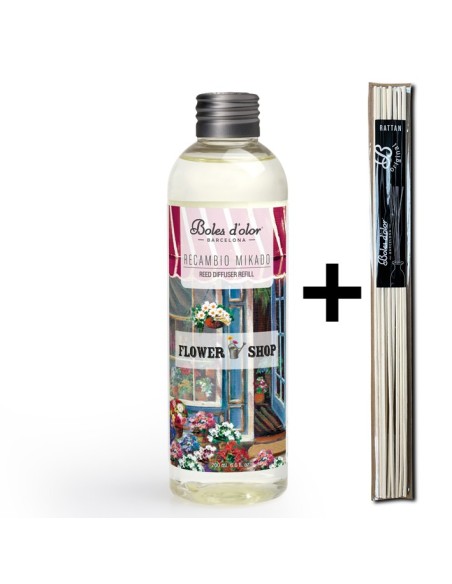 Recambio Mikado Flower Shop + Rattan