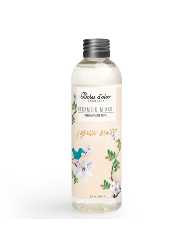 Recambio Mikado Jazmín Blanco + Rattan