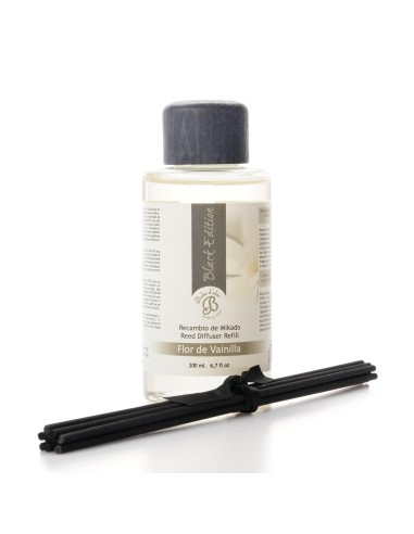 Recambio Mikado Black Edition 200 ml. Flor de Vainilla