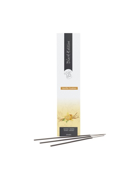Incienso Black Edition 20 Sticks Vanilla Cookies