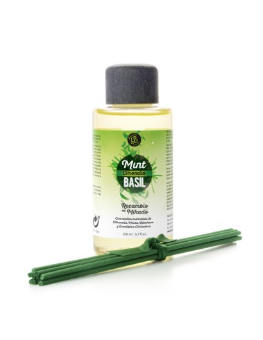 Mint, Citronella & Basil Recambio Mikado 200 ml