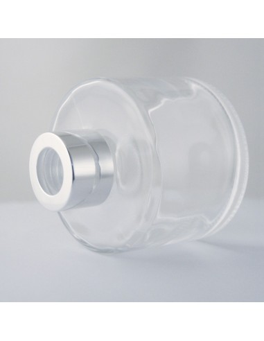 BOTELLA REDONDA 120 ML + TAPA NEGRA +...