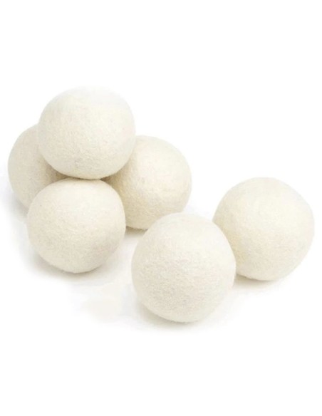 WASH·UP BOLAS SECADO PURA LANA (6 UN)