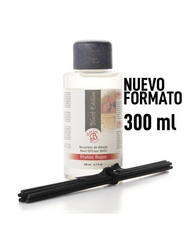 Recambio Mikado Black Edition 300 ml. Frutos Rojos