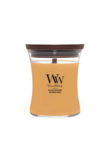 WOODWICK BOTE MEDIANO GOLDEN BOURBON