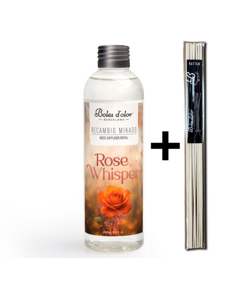 copy of Recambio Mikado Scarlet Berries + Rattan