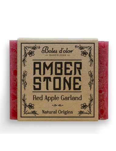 AMBER STONE RED APPLE GARLAND