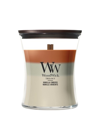 WOODWICK TRILOGY MEDIANO VANILLA EMBERS