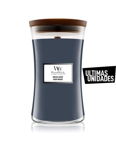 WOODWICK BOTE GRANDE INDIGO SUEDE