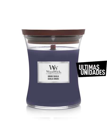 WOODWICK BOTE MEDIANO HINOKI DAHLIA