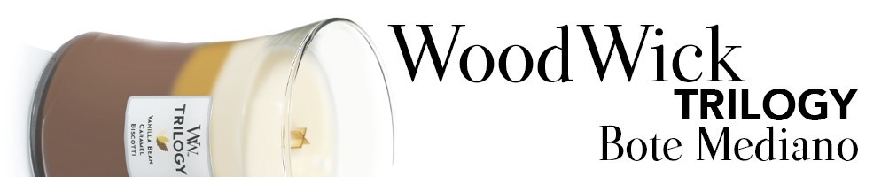 WoodWick velas trilogy bote mediano